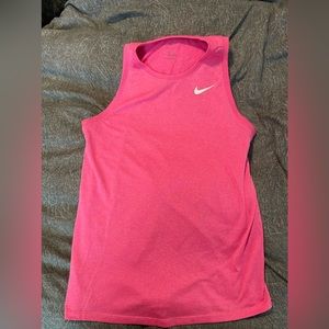 The Nike Tee dri fit tank top size small in hot pink
